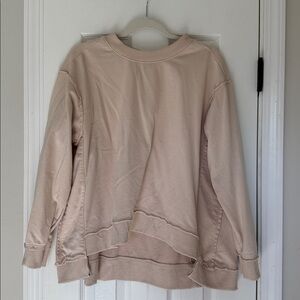 Bluivy Cream Asymmetrical Jacket